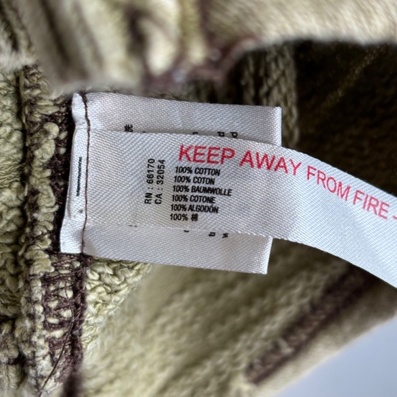 Free People FP Movement Honey Dove Pullover Hoodie L Army Olive Green Oversized - Picture 11 of 15